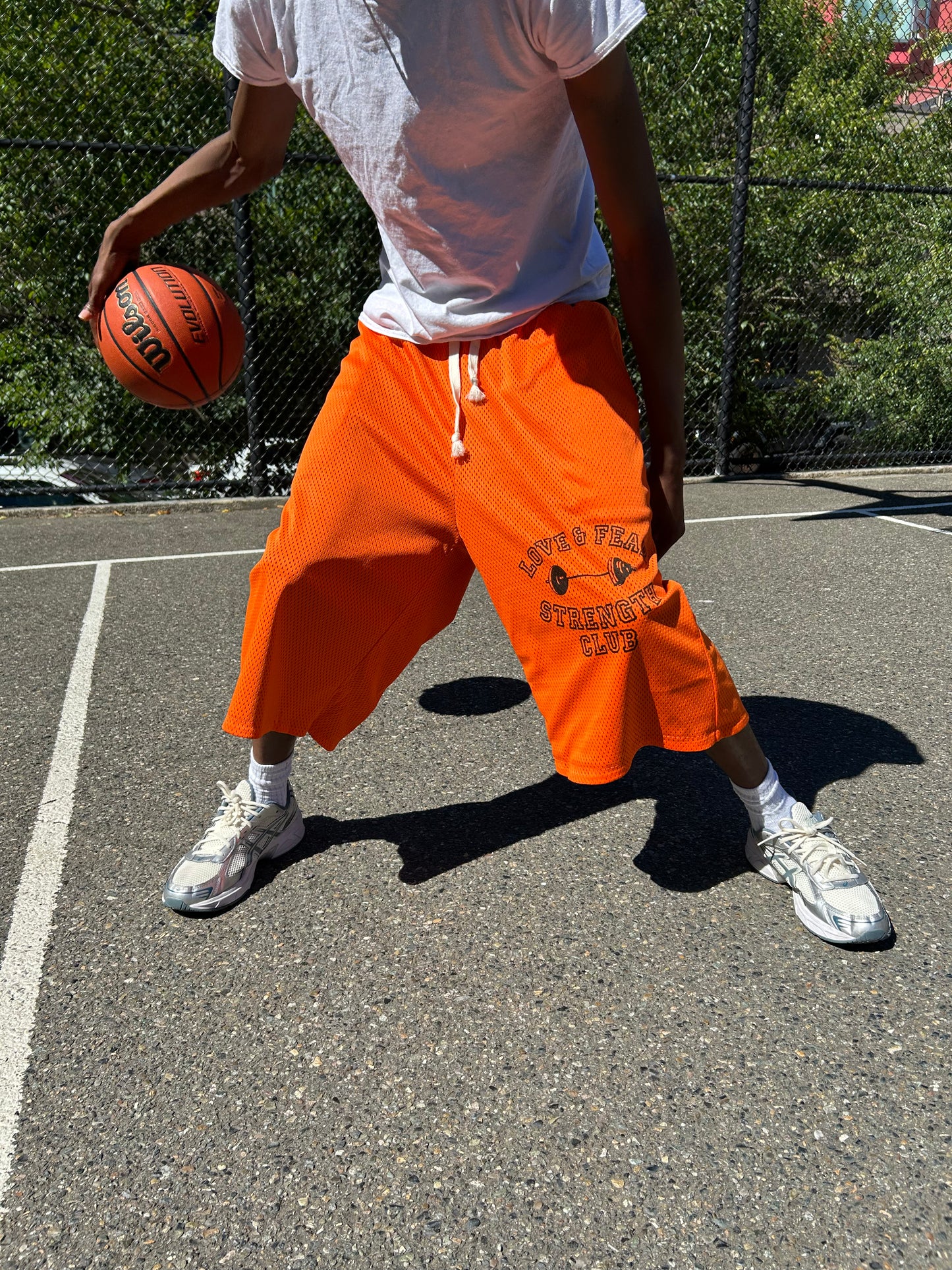 "Rotten Orange" Reversible Mesh Shorts